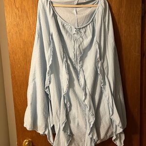 Light Blue Women's Skirt